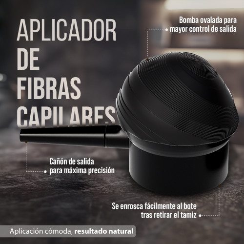 Fibras Capilares + Aplicador + Optimizador